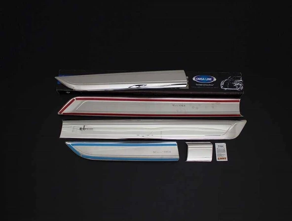 OMSA Ford Tourneo Custom Krom Yan Kapı Çıtası 5 Parça 2012-2023 Arası - Resim 3