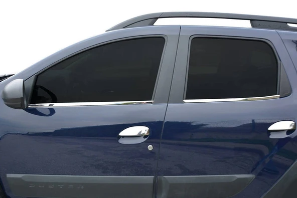 OMSA Dacia Duster Krom Cam Alt Çıtası 4 Parça 2018-2024 Arası - Resim 3