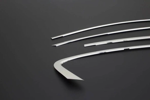 OMSA Ford Focus 4 Sedan HB Krom Cam Çerçevesi 8 Parça 2018 ve Sonrası - Resim 4