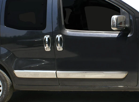 OMSA Fiat Fiorino Krom Yan Kapı Çıtası 4 Parça 2007 ve Sonrası - Resim 3