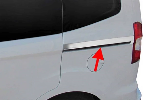 OMSA Ford Courier Krom Sürgülü Kapı Çıtası 2 Parça 2014-2017 Arası - 3