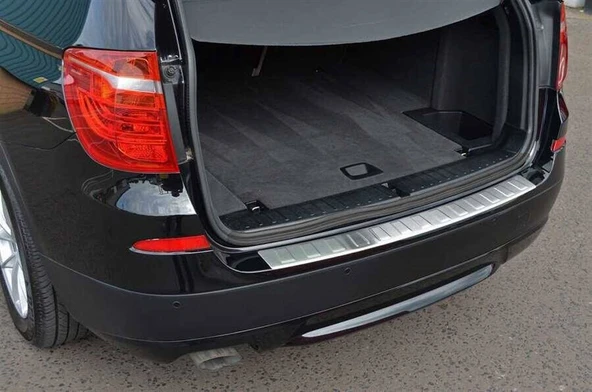 OMSA Bmw X3 Krom Arka Tampon Eşiği Taşlı 2010-2017 Arası - Resim 4