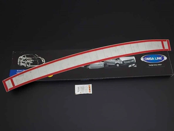 OMSA Ford Courier Krom Arka Tampon Eşiği Taşlı 2014-2017 Arası - Resim 2