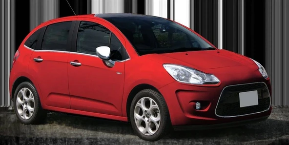 OMSA Citroen C3 Krom Ayna Kapağı 2 Parça 2009 ve Sonrası ürün görseli