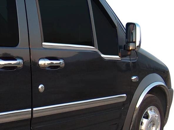 OMSA Ford Connect Krom Cam Alt Çıtası 2 Parça 2009-2014 Arası - Resim 3