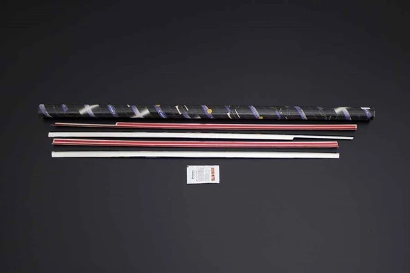 OMSA Honda Civic Sedan Krom Cam Alt Çıtası 4 Parça 1998-2002 Arası - Resim 3