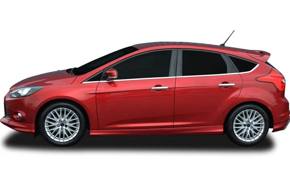 OMSA Ford Focus 3 SW Krom Cam Alt Çıtası 8 Parça 2010-2018 Arası ürün görseli