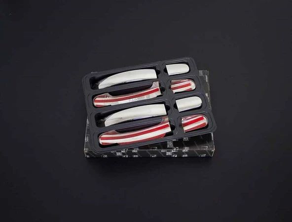 OMSA Ford Tourneo Custom Krom Kapı Kolu 4 Kapı 8 Parça 2012-2023 Arası - Resim 4