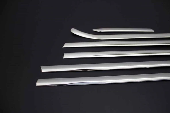 OMSA Ford Focus 3 SW Krom Cam Alt Çıtası 8 Parça 2010-2018 Arası - Resim 3