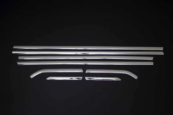 OMSA Ford Focus 3 SD Krom Cam Alt Çıtası 8 Parça 2010-2018 Arası - Resim 2