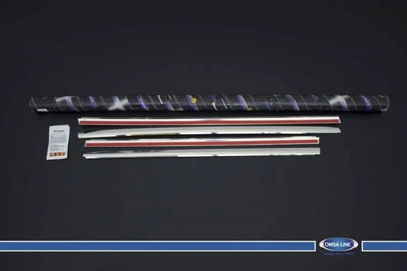 OMSA Citroen C3 HB Krom Cam Alt Çıtası 4 Parça  2002-2009 Arası - Resim 2