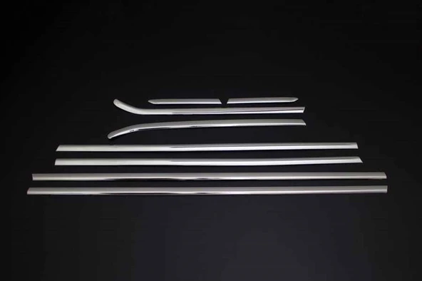 OMSA Ford Focus 3 SW Krom Cam Alt Çıtası 8 Parça 2010-2018 Arası - Resim 2