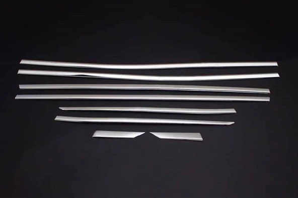 OMSA Peugeot 3008 Krom Cam Alt Çıtası 8 Parça 2016-2024 Arası - Resim 2