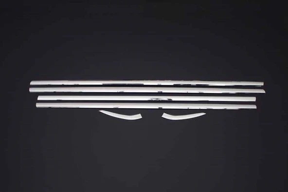 OMSA Peugeot 301 SD Krom Cam Alt Çıtası 6 Parça 2012 ve Sonrası - Resim 2