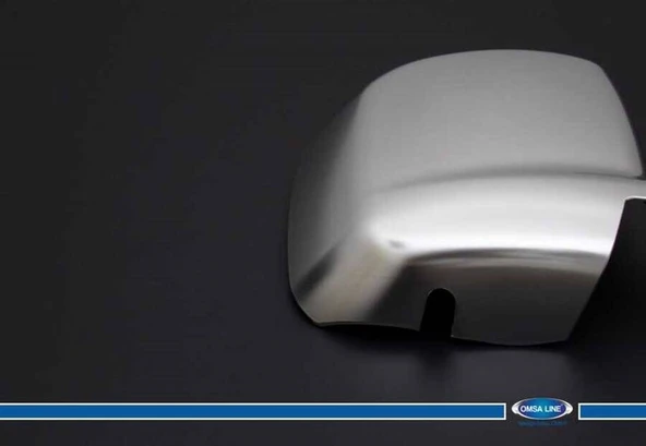 OMSA Peugeot Bipper Saten Krom Ayna Kapağı 2 Parça Abs 2008 ve Sonrası - Resim 3