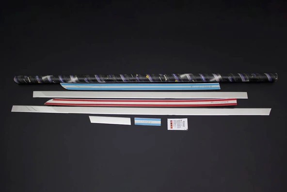 OMSA Mercedes Vito W447 Krom Yan Kapı Çıtası 6 Parça Tek Sürgülü Uzun Şase 2014 ve Sonrası - Resim 2