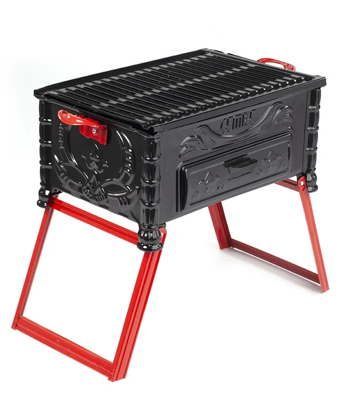 C-60 Cemre Köfteci Ayaklı Yağdanlıklı Mangal 33*43 cm