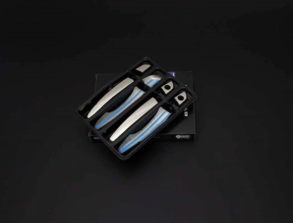 OMSA Opel Vivaro 4 Krom Kapı Kolu 4 Kapı 2019 ve Sonrası - Resim 3