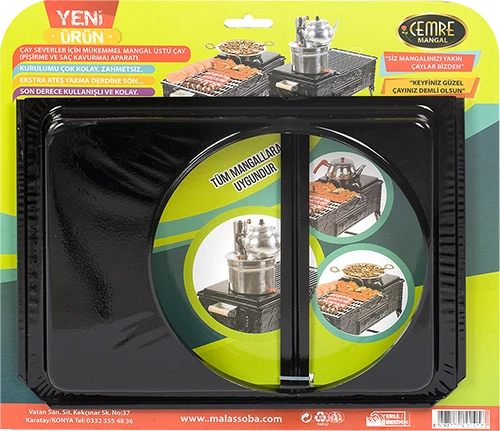 Cemre Mangal Üzeri Semaver ve Saç Kavurma Aparatı