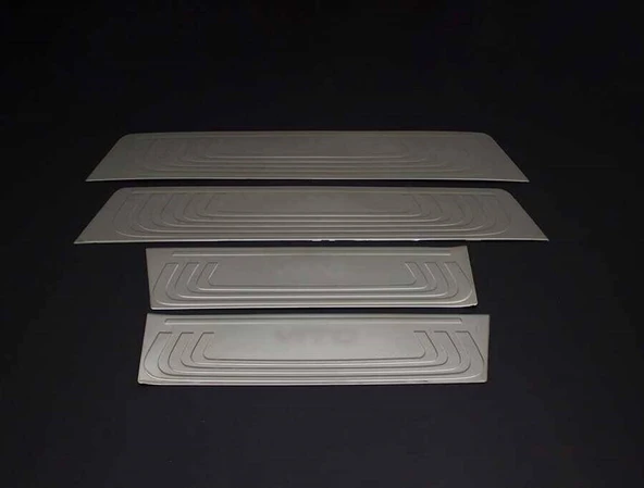 OMSA Mercedes Vito W447 Krom Kapı Eşiği Siyah 4 Parça Yazılı 2014 ve Sonrası ürün görseli