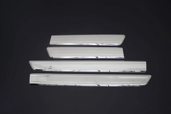 OMSA Peugeot Bipper Krom Yan Kapı Çıtası 4 Parça 2008 ve Sonrası - Resim 2