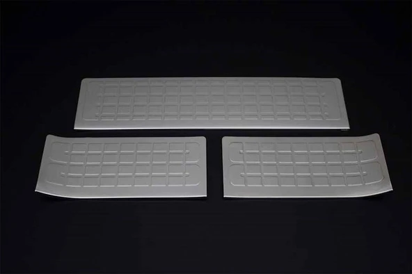 OMSA Opel Vivaro 4 Krom Kapı Eşiği 3 Parça 2019 ve Sonrası - Resim 3