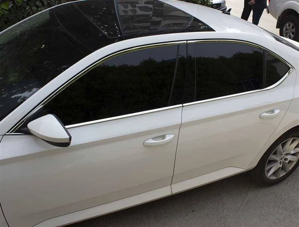 OMSA Skoda Superb B8 Krom Cam Çerçevesi 12 Parça 2015-2023 Arası - Resim 6