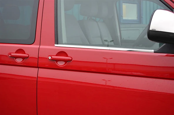 OMSA WV T5 Caravelle Krom Cam Alt Çıtası 2003-2014 Arası - Resim 3