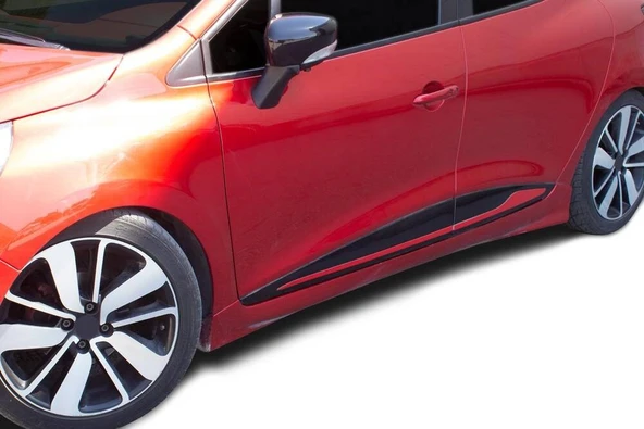 OMSA Renault Clio 4 HB/SW Kırmızı Krom Yan Kapı Çıtası 4 Parça 2012-2018 Arası - Resim 2