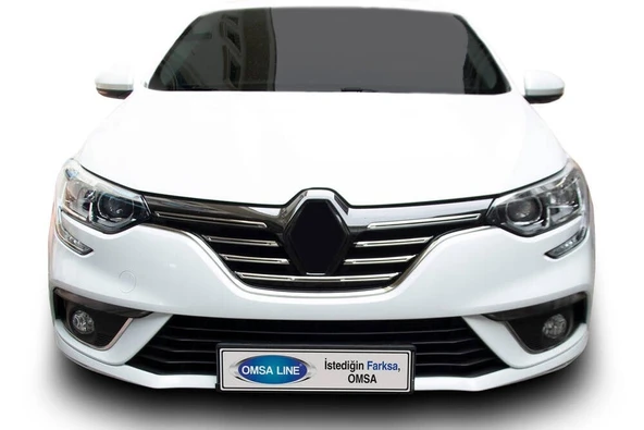 OMSA Renault Megane 4 Sedan Krom Ön Panjur 5 Parça 2016-2020 Arası ürün görseli