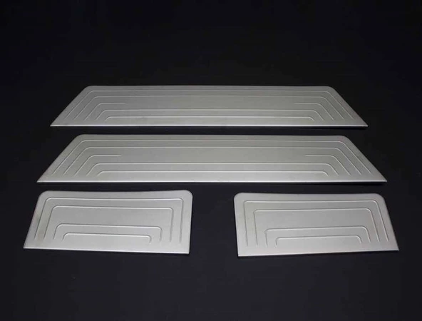 OMSA VW T5 Caravelle Norm Krom Kapı Eşiği 4 Parça (Taşlı) 2003 ve Sonrası ürün görseli