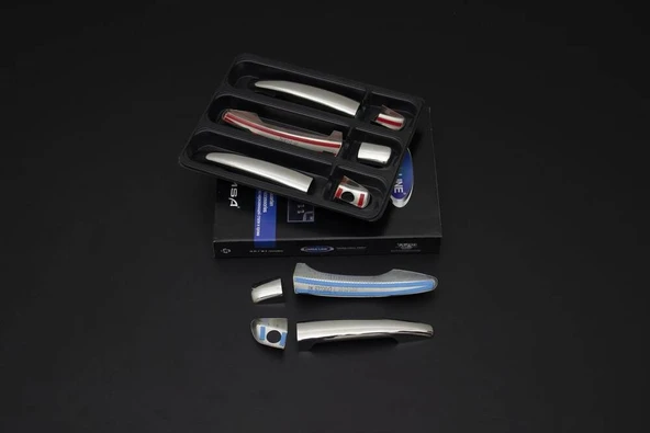 OMSA Peugeot Partner Tepee 2 Krom Kapı Kolu 5 Kapı Çift Sürgü 2016-2018 Arası - Resim 3