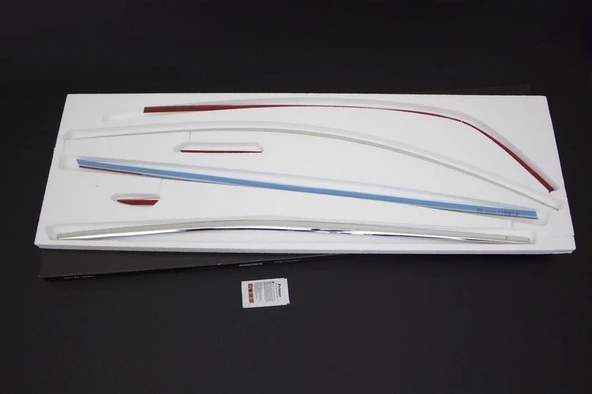 OMSA Renault Megane 4 HB Krom Cam Çerçevesi 12 Parça 2016-2020 Arası - Resim 2