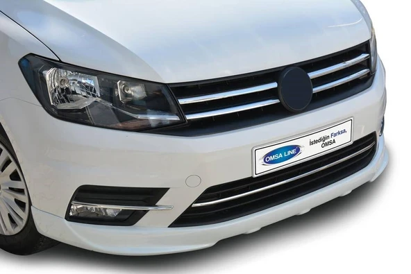OMSA VW Caddy Minivan Krom Ön Panjur 2 Parça 2015-2019 Arası - Resim 3