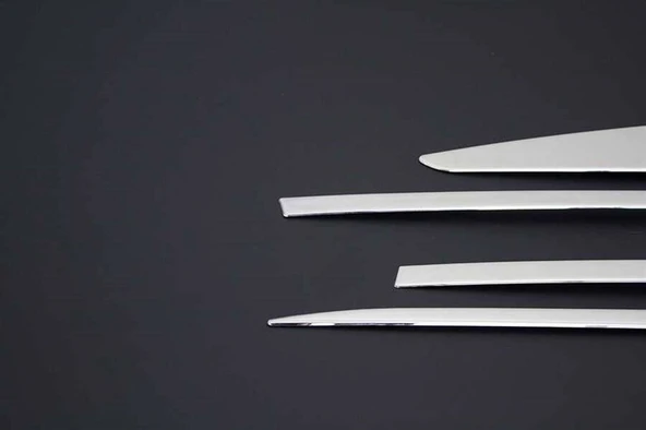 OMSA Renault Clio 4 HB/SW Krom Yan Kapı Çıtası 4 Parça Formlu 2012-2018 arası - Resim 4