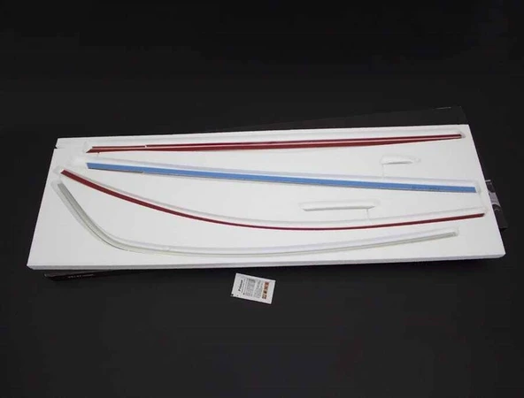 OMSA Renault Megane 4 Sedan Krom Cam Çerçevesi 12 Parça 2016-2020 Arası - Resim 2