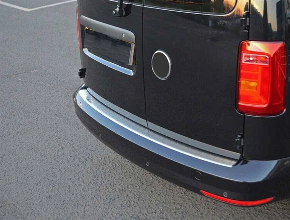 OMSA VW Caddy Minivan Krom Arka Tampon Eşiği 2015-2019 Arası - Resim 8