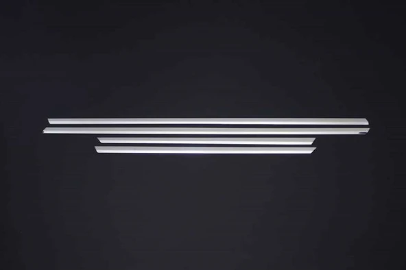 OMSA Renault Megane 2 HB/Sedan Krom Yan Kapı Çıtası 4 Parça Dar Model 2002-2010 Arası ürün görseli