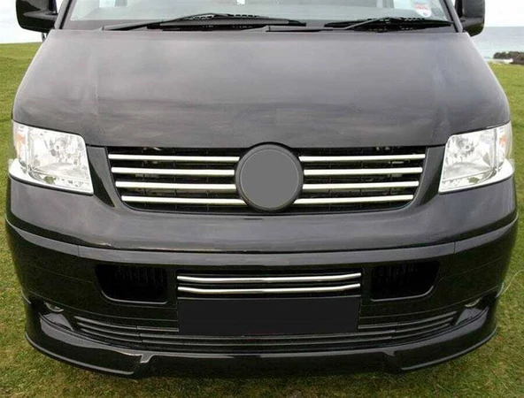 OMSA VW T5 Transporter Krom Ön Panjur 8 Parça 2003-2010 Arası - Resim 4