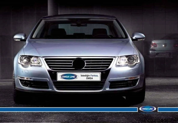 OMSA VW Passat B6 3C Krom Ön Panjur 2005-2010 Arası - Resim 4