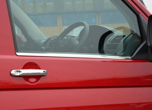 OMSA WV T5 Caravelle Krom Cam Alt Çıtası 2003-2014 Arası - Resim 2