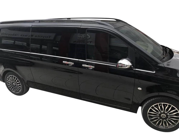 Mercedes Vito W447 Solid Tavan Çıtası Siyah Kısa Şase 2014 ve Sonrası - Resim 4