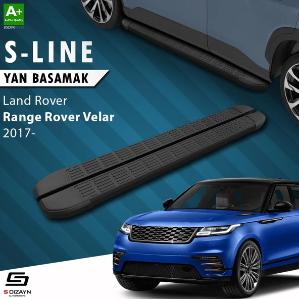 S-Dizayn Land Rover Range Rover Velar S-Line Siyah Yan Basamak 193 Cm 2017 Üzeri A+ Kalite ürün görseli