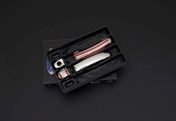 OMSA VW T5 Transporter Krom Kapı Kolu Tek Delikli 4 Parça 2003-2023 Arası - Resim 3