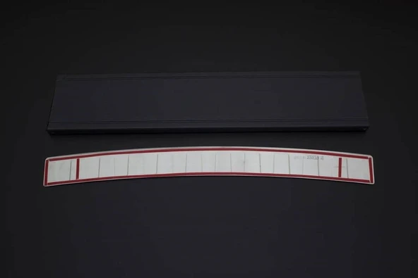 OMSA Mercedes A Class W176 HB Krom Arka Tampon Eşiği Taşlı 2012-2018 Arası - Resim 2