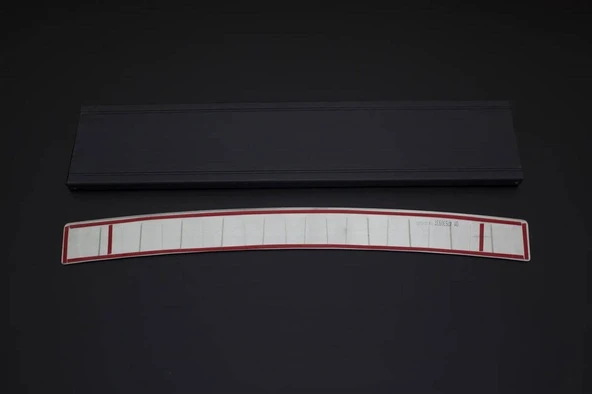 OMSA Mercedes A Class W177 HB Krom Arka Tampon Eşiği Taşlı 2018 ve Sonrası - Resim 2