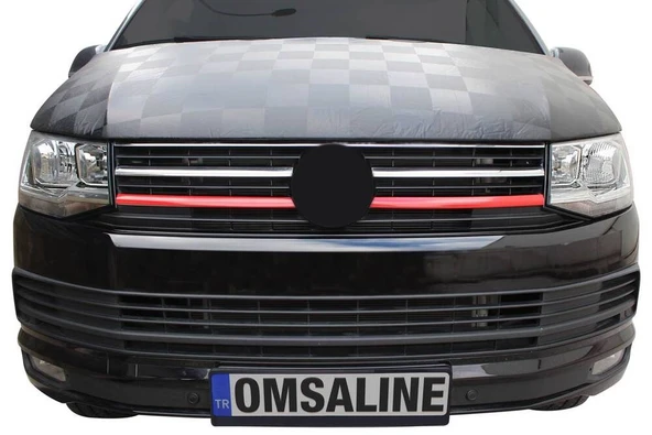 OMSA VW T6 Transporter Kırmızı Krom Ön Panjur 2 Parça 2015-2019 Arası - Resim 3