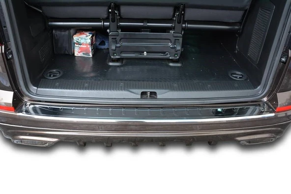 OMSA VW T6 Transporter Krom Arka Tampon Eşiği Tek Kapı 2015 ve Sonrası - Resim 3