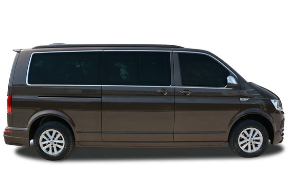 OMSA VW T6 Transporter Krom Cam Çerçevesi 14 Parça Tek Sürgü Kısa Şase 2015-2019 Arası - Resim 3