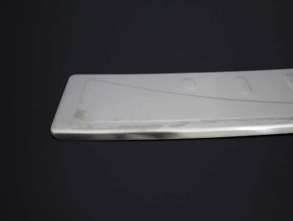 OMSA VW T6 Transporter Krom Arka Tampon Eşiği Tek Kapı Taşlı 2015 ve Sonrası - Resim 5